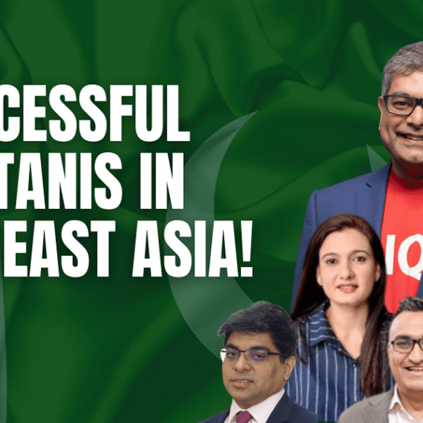 5 người Pakistan thành công ở Đông Nam Á!